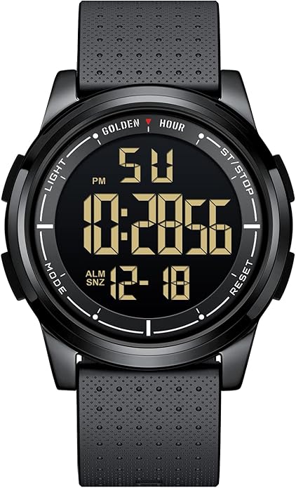 Ultra-Thin Minimalist Sports Waterproof Digital Watches Men